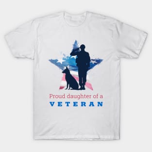 Proud Daughter of a Veteran T-Shirt